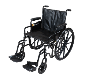 Dynarex 10281 Sleek Motion X-Light Wheelchair, 16", 1pc/cs