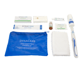 Dynarex 4898 Daily Essentials Hygiene Kit, w/ shave kit, 20/cs