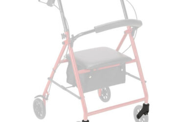 Dynarex RPRL-06CF04 10204 Rollator Front Caster Fork, Black, 1