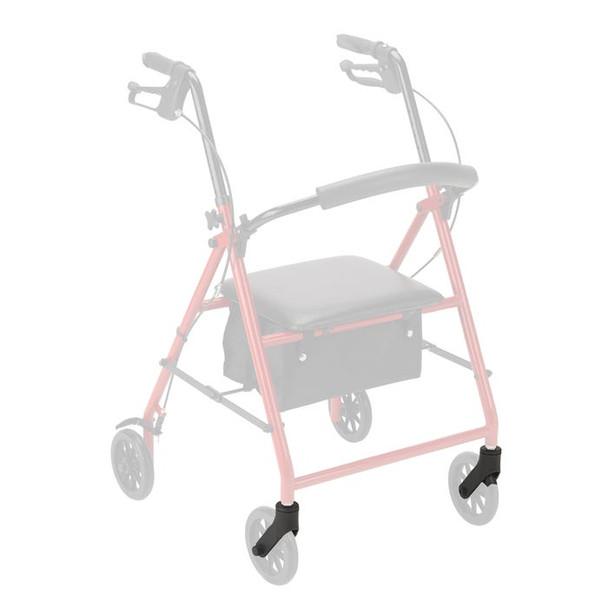 rprl06cfz-1.jpg Dynarex RPRL-06CF-Z Rollator Front Caster Fork, Black, 1