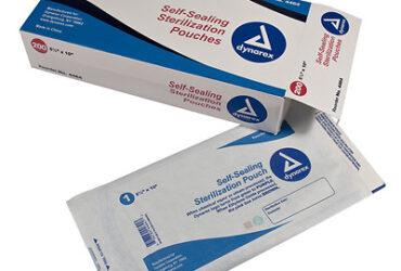 Dynarex 4464 Sterilization Pouches, 5.25" x 10", 15/200/Cs