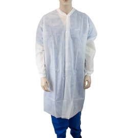 small_1982-1986_lab-coat_frnt_72dpi.png Dynarex 1983 Lab Coat w/out Pockets, Medium, White, 3/10/cs