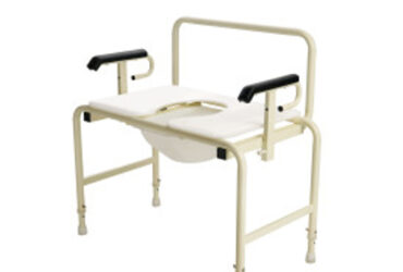 Dynarex RPBC-03LR Bariatric HD Drop Arm Commode Legrest-pair, 1 Pr.