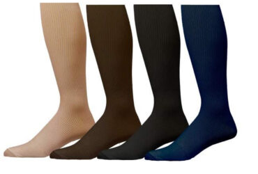 JOBST MENS DRESS KNEE 8-15 CLOSED TOE BROWN SM