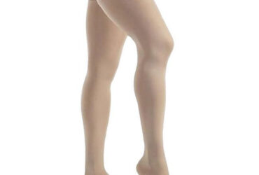 RELIEF THIGH 20-30 OPEN TOE SILICONE BEIGE SM