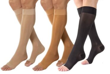 JOBST ULTRASHEER KNEE 15-20 OPEN TOE SUN BRONZE SM