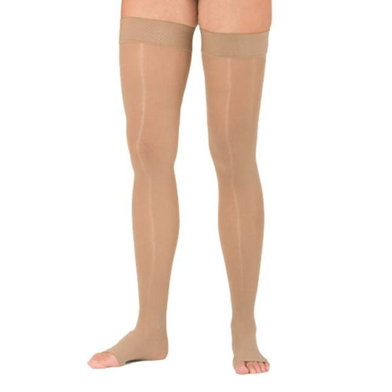 RELIEF THIGH 20-30 OPEN TOE SILICONE PETITE BEIGE SM
