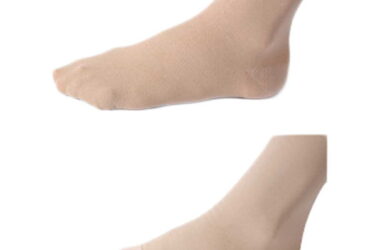 RELIEF THIGH 30-40 OPEN TOE SILICONE PETITE BEIGE LG