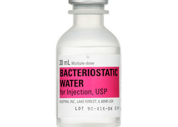 Pfizer 00409397703 Bacteriostatic Water for Injection USP 30 mL Multiple Dose Vial, Plastic Flip-Top, 25 Vials per Box