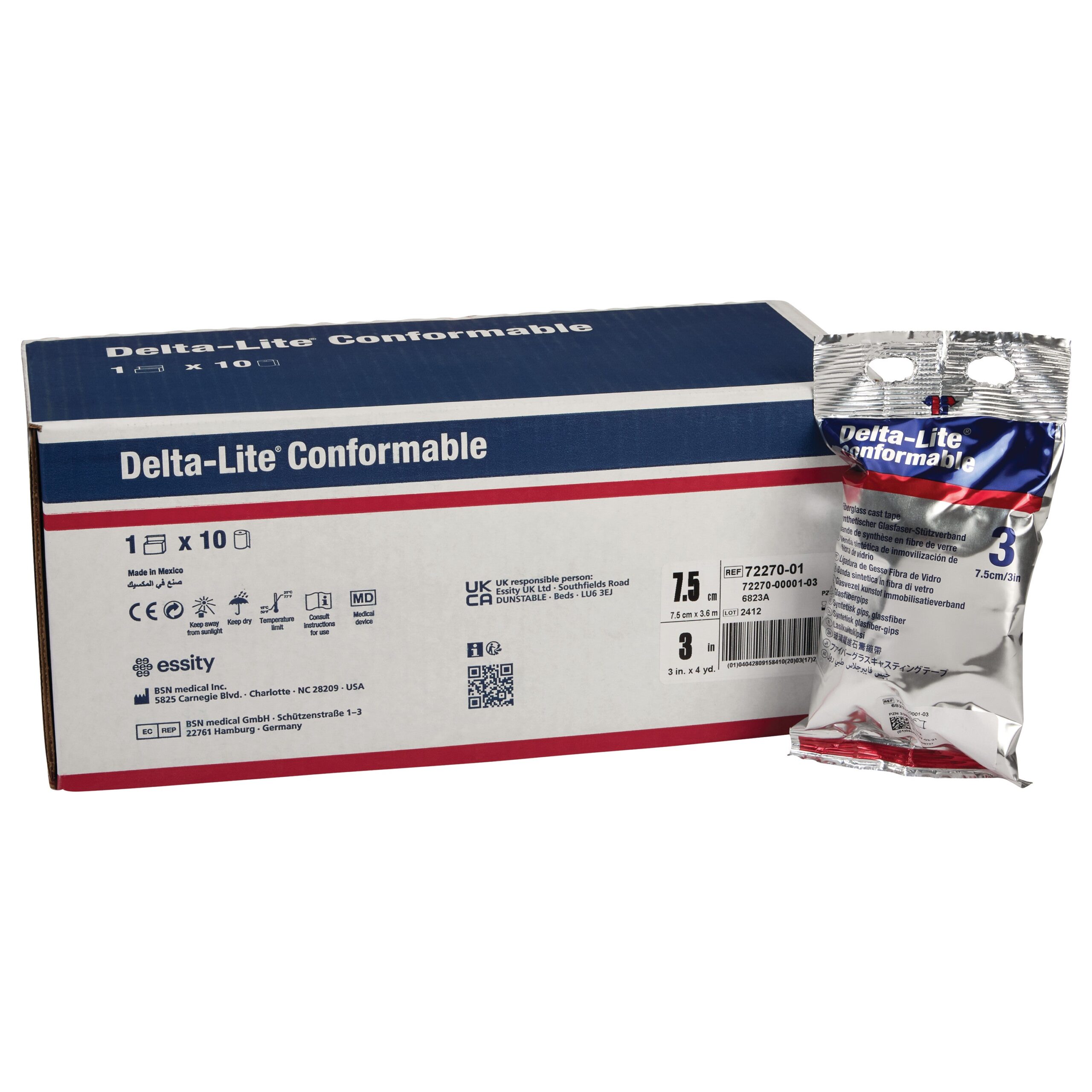 08_30_2025_2970001533_A1SUNN_Delta-LiteConformableCastingTape3x4yd-10bx_01.jpg DELTA-LITE CONFORMABLE 4INX4YD BLACK