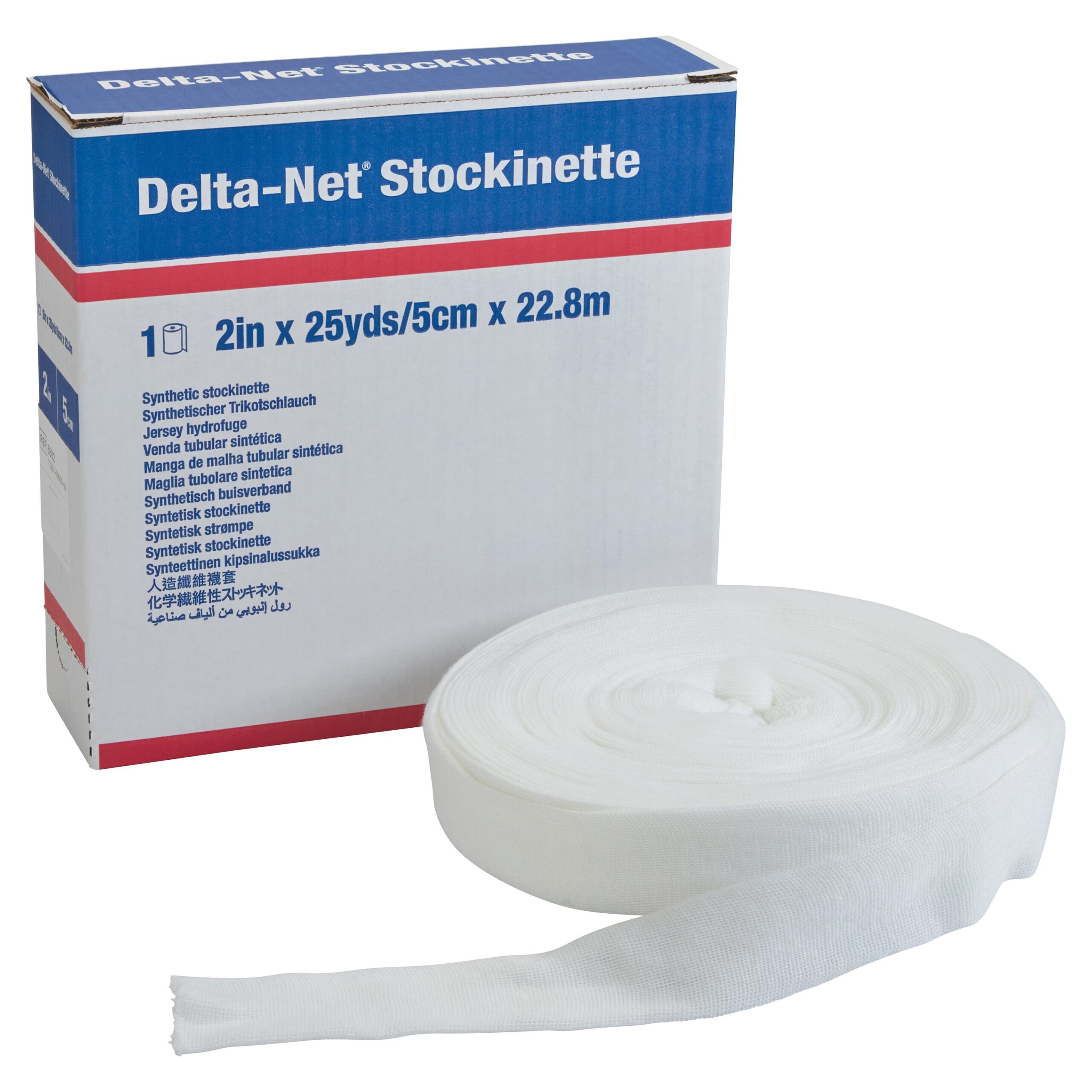 BSN 6861 DELTA-NET STOCKINETTE Delta-net synthetic stockinette 1inx25yd Case of 2 BSN 6861 DELTA-NET STOCKINETTE Delta-net synthetic stockinette 1inx25yd Case of 2