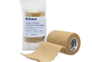 HARTMANN Bandage, Cohesive, Elastic, 3" x 5 yds, Tan, Latex Free (LF), 24/cs