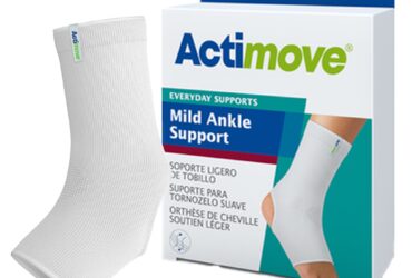 ACTIMOVE MILD ANKLE SUPP SM WHT