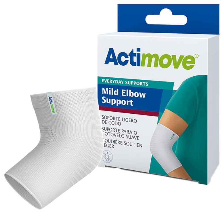 ACTIMOVE MILD ELBOW SUPP LG WHT