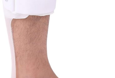 ANKLE FOOT ORTHOSIS/FOOT DROP SPLINT LFT WHT LG