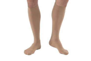 JOBST RELIEF KNEE 30-40 CLOSED TOE BEIGE EXTRA LARGE FULL CALF PETITE