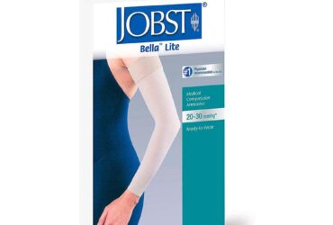 JOBST BELLA LITE ARMSLEEVE 15-20 W/SIL BEIGE LG LNG