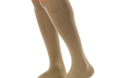 JOBST FOR MEN CASUAL KNEE 15-20 CLOSED TOE KHAKI XLFC