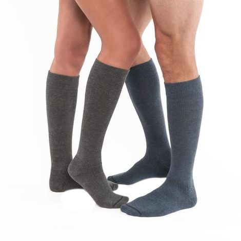 JOBST ACTIVEWEAR KNEE 30-40 CLOSED TOE DENIM BLUE LFC