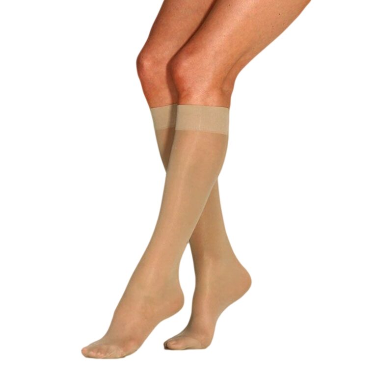 JOBST ULTRASHEER KNEE 15-20 CLOSED TOE SUN BRONZE LG