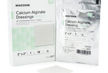 HARTMANN Silver Calcium Alginate Dressing, 1" x 12" Rope, Sterile, Latex Free (LF), 5/bx
