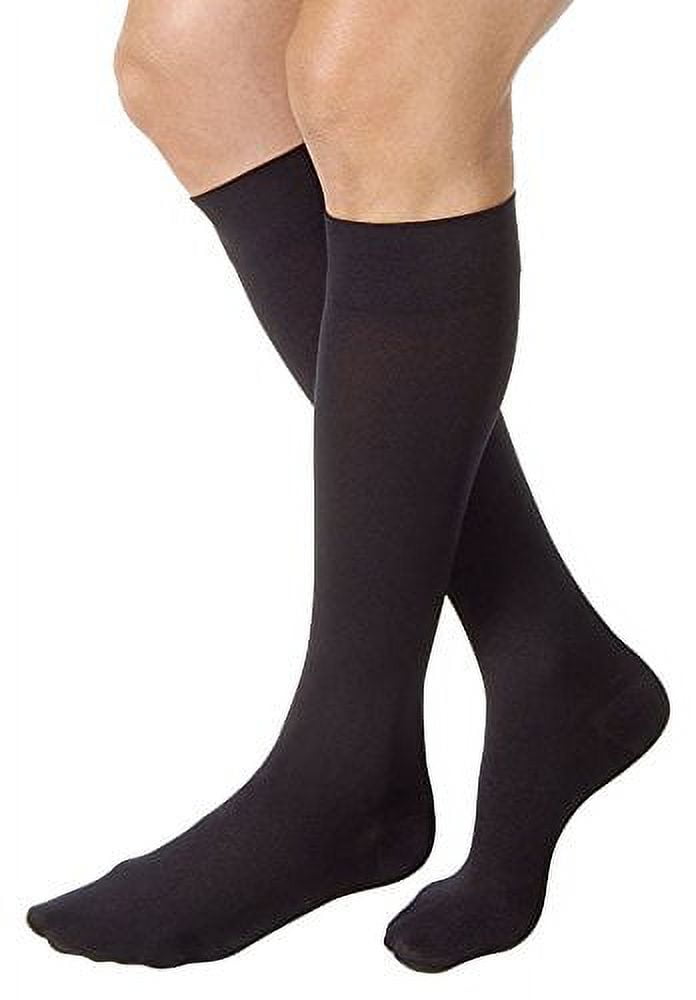 RELIEF KNEE 30-40 CLOSED TOE PETITE BLACK XL