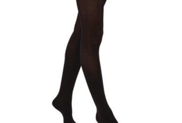 RELIEF THIGH 20-30 CLOSED TOE SILICONE BLACK XL