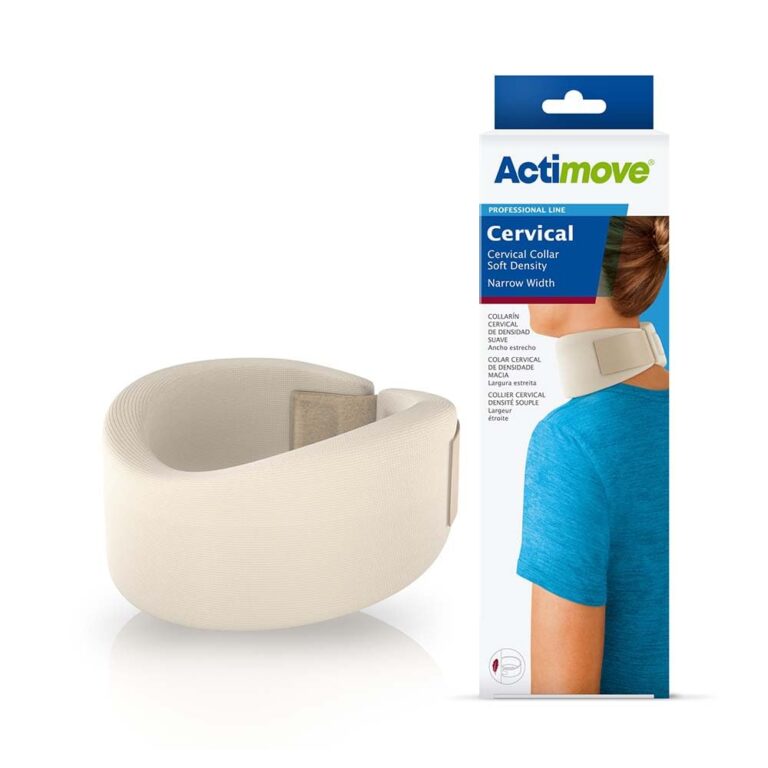ACTIMOVE CERVICAL COLLAR NARROW 2.5IN WHT MD