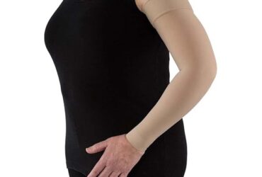 JOBST BELLA STRONG ARMSLEEVE 15-20 W/SIL NATURAL SZ 4 LNG