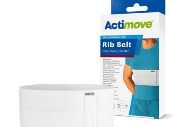 ACTIMOVE 2 PANEL RIB BELT WOMEN WHT UN/LG