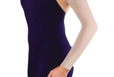 JOBST BELLA STRONG ARMSLEEVE 20-30 W/SIL NATURAL SZ 6 LNG