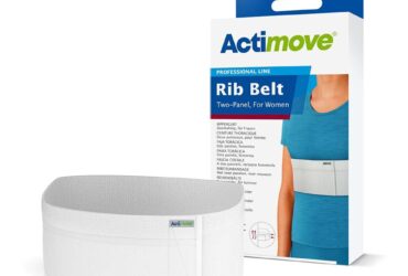 ACTIMOVE 2 PANEL RIB BELT WOMEN WHT SM