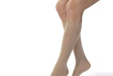JOBST OPAQUE KNEE 30-40 CLOSED TOE NATURAL LGFC