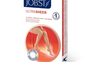 JOBST ULTRASHEER KNEE 15-20 CLOSED TOE SUN BRONZE XL