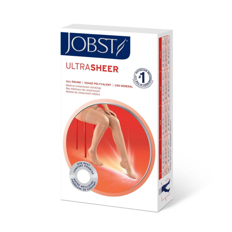 JOBST ULTRASHEER KNEE 15-20 CLOSED TOE SUN BRONZE XL