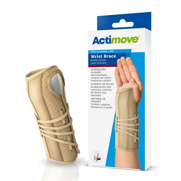 ACTIMOVE WRIST BRACE SUEDE LFT BEIGE XL