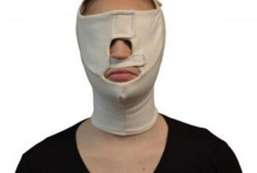 RTW - FACE MASK - FULL - SMALL - ORGANIC COTTON & SPANDEX / IVORY