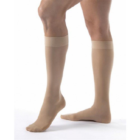 JOBST ULTRASHEER KNEE 15-20 CLOSED TOE HONEY LG