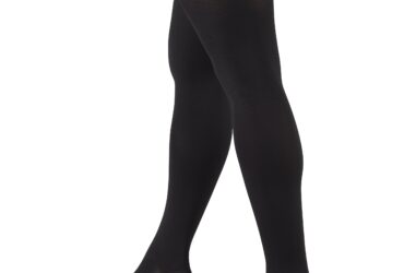 GRADUATED THERAPY 20-30 THIGH CLOSED TOE BLACK XL