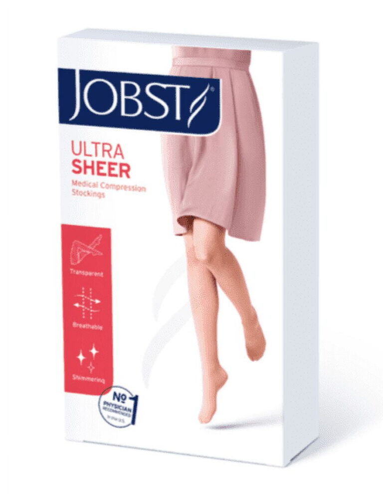 JOBST ULTRASHEER THIGH 30-40 CLOSED TOE DOT NATURAL LG