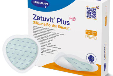 HARTMANN Zetuvit Plus Silicone Border, Sacrum, 9" x 9" , 10/bx