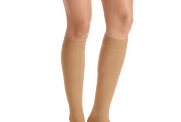 JOBST ULTRASHEER KNEE 15-20 CLOSED TOE HONEY XL