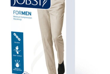 JOBST FOR MEN KNEE 15-20 CLOSED TOE KHAKI XL