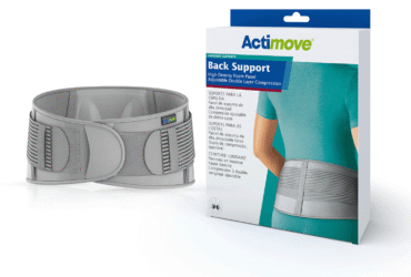 ACTIMOVE BACK SUPP HD FOAM PANEL ADJ DBL LAYER COMPRESSION 2XL GRAY