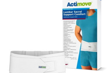 ACTIMOVE LUMBAR SACRAL SUPP COMFORT W/ABD BELT 10IN WHT UN