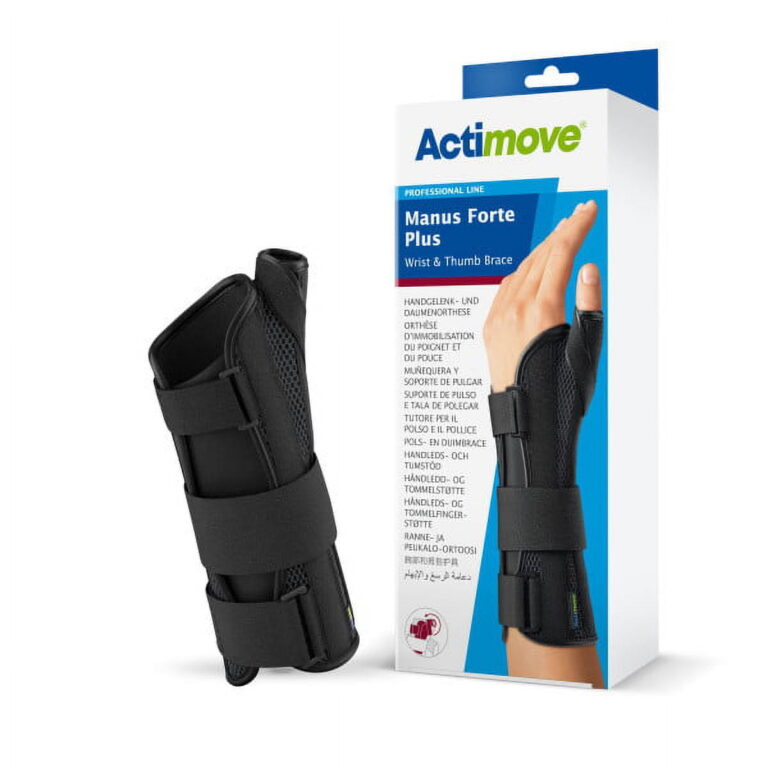 ACTIMOVE MANUS FORTE BLK LT L/XL