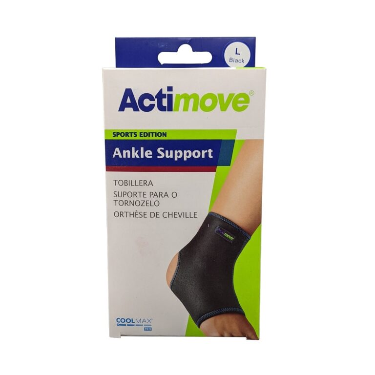 ACTIMOVE ANKLE SUPP MD BL