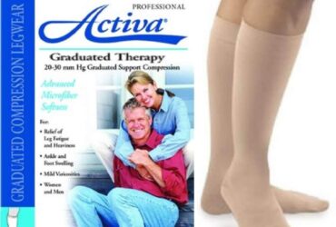 GRADUATED THERAPY 20-30 KNEE CLOSED TOE BEIGE XL