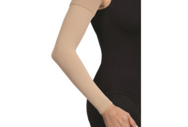 JOBST BELLA STRONG ARMSLEEVE 30-40 W/SIL NATURAL SZ 2 LNG