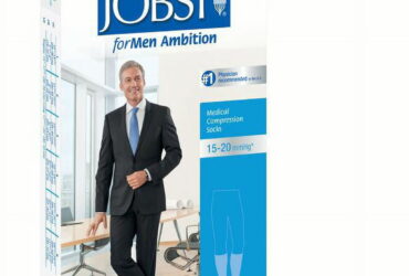 JOBST FOR MEN AMBITION KNEE 15-20 BLACK SZ2 REG